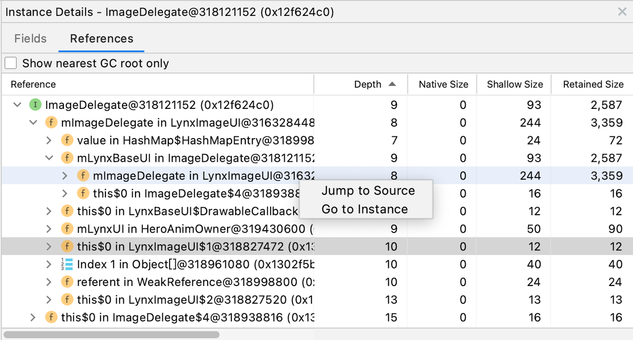 Profiler 工具源码跳转