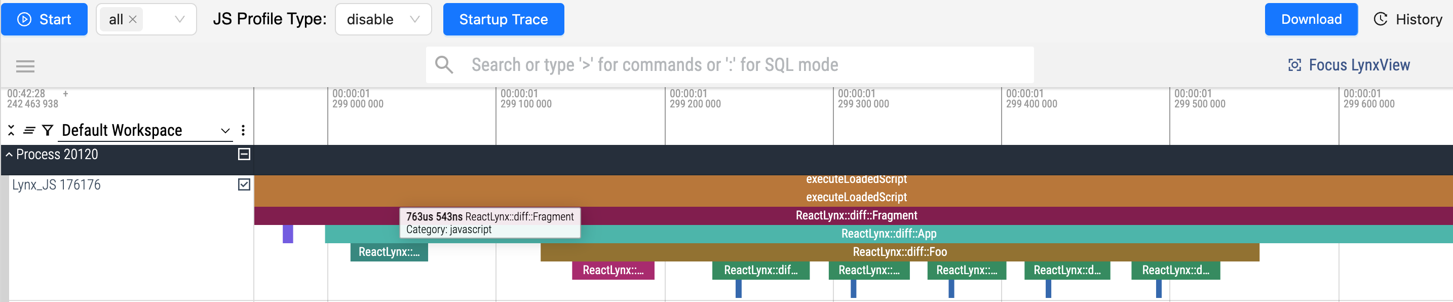 react profile